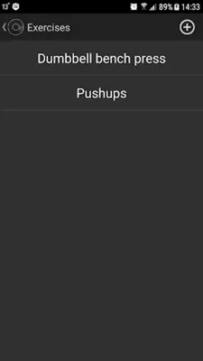 Gym Diary android App screenshot 1