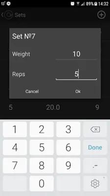 Gym Diary android App screenshot 2