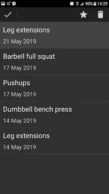 Gym Diary android App screenshot 7